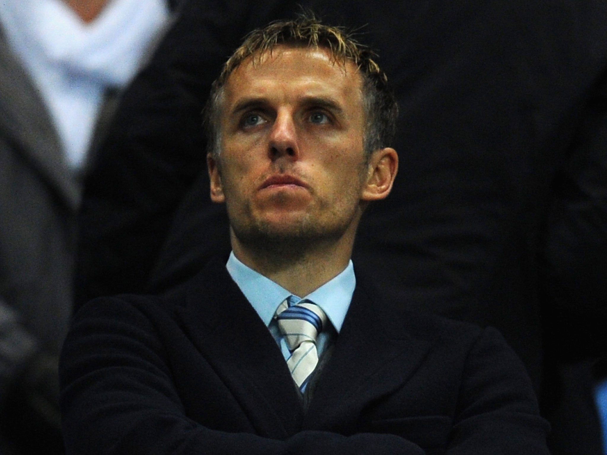 Former footballer Dietmar Hamann warned Neville not to read his Twitter at half-time to avoid the abuse