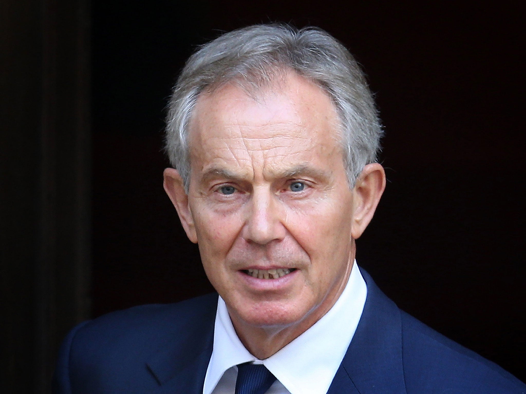 Blair says the idea that sending troops to Iraq led directly to the current situation in the country is "bizarre"
