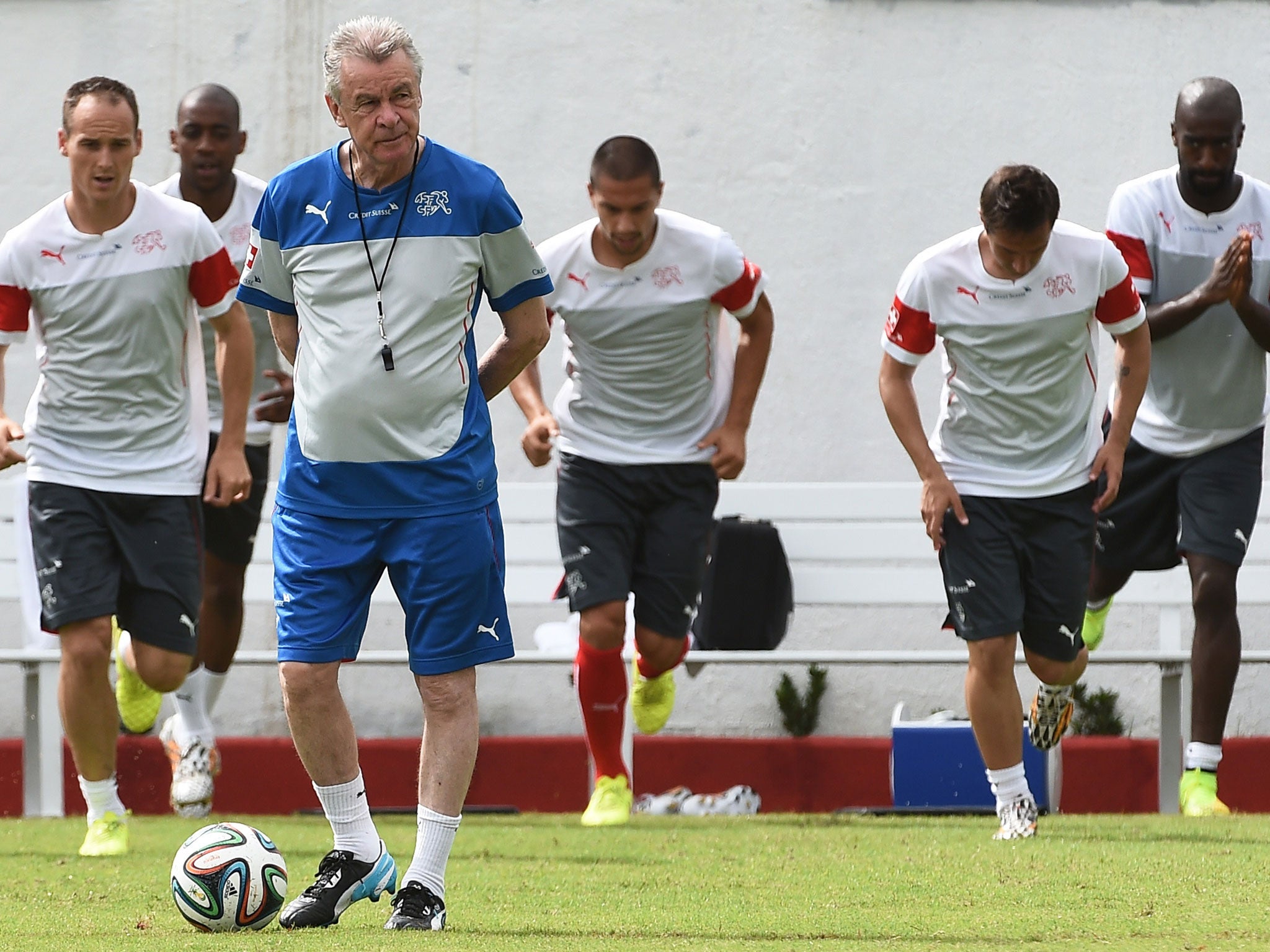 Experienced coach Ottmar Hitzfeld performed very well as Switzerland head coach