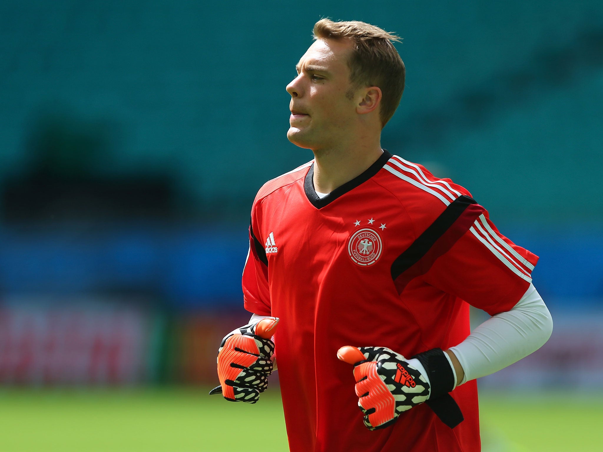 Manuel Neuer wants Germany to use the weight of expectation to their advantage when they take on Portugal on Monday