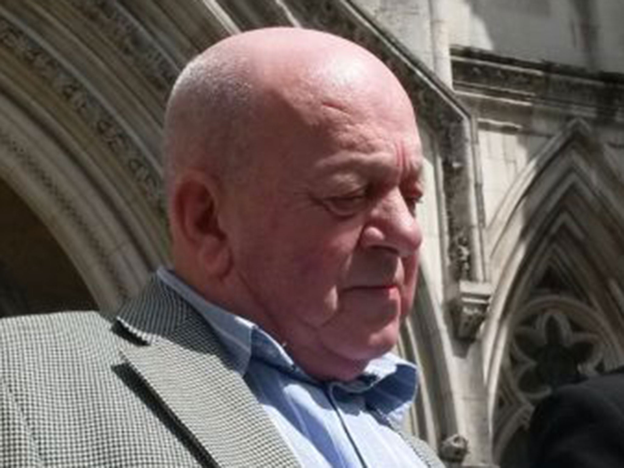Widower David Tracey stands outside the Court of Appeal in London, after three appeal judges ruled that the human rights of his late wife were violated because she was not consulted before a 'do not resuscitate' order (DNR) was placed on her records
