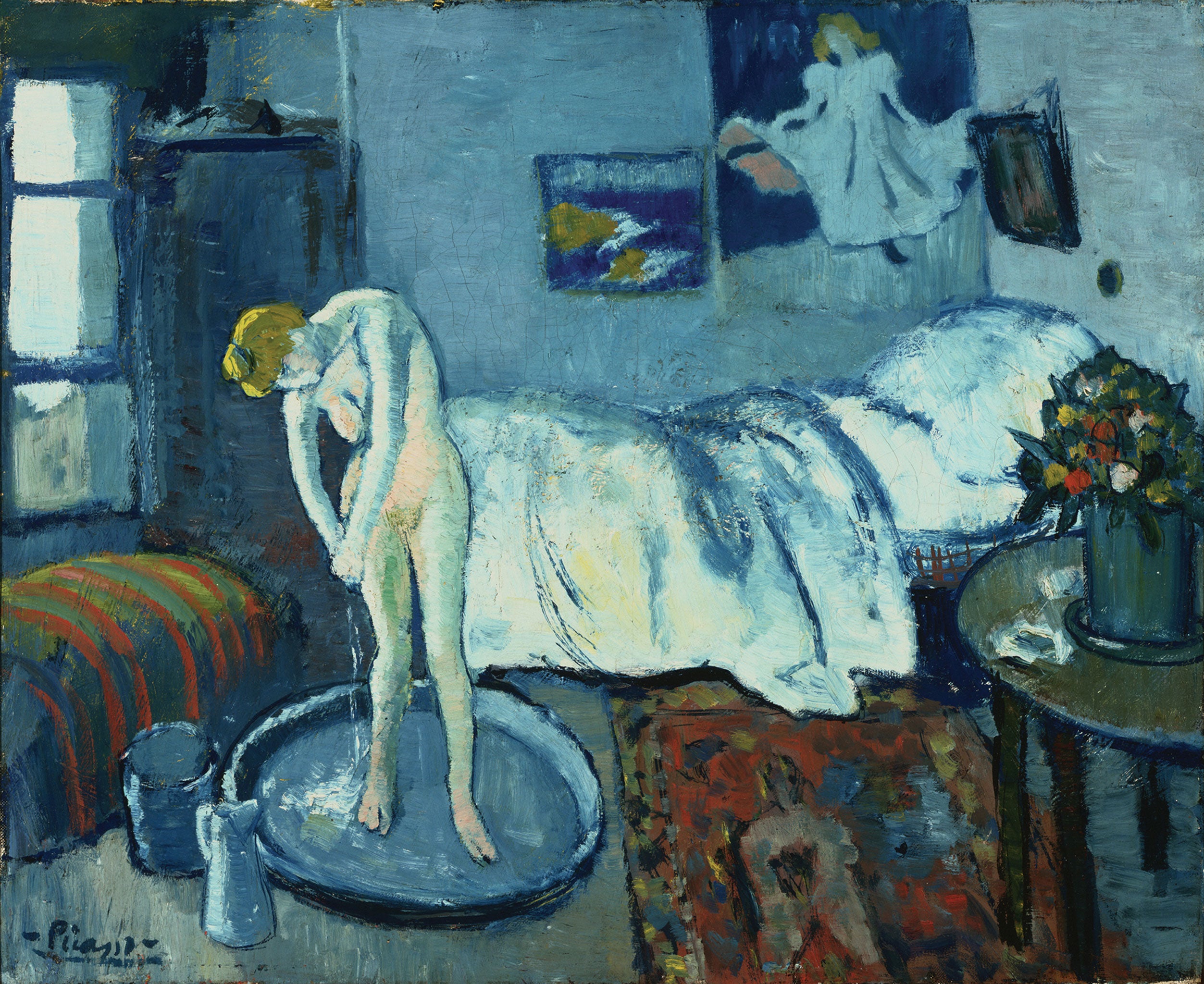 There is more to Pablo Picasso's 'The Blue Room' than first meets the eye