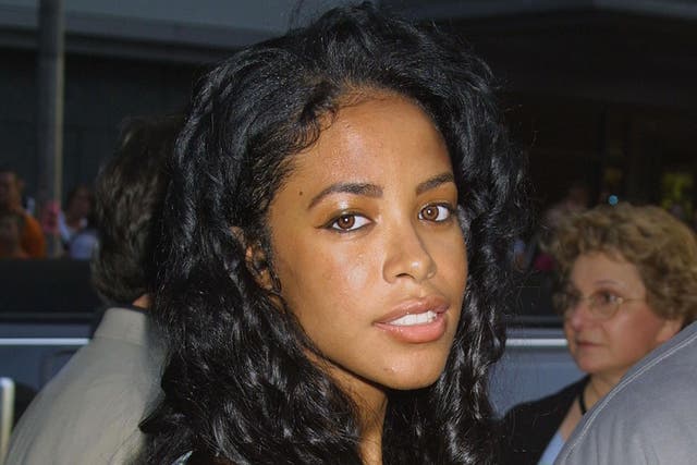 <p>Singer Aaliyah in 2001, pictured a month before she died</p>