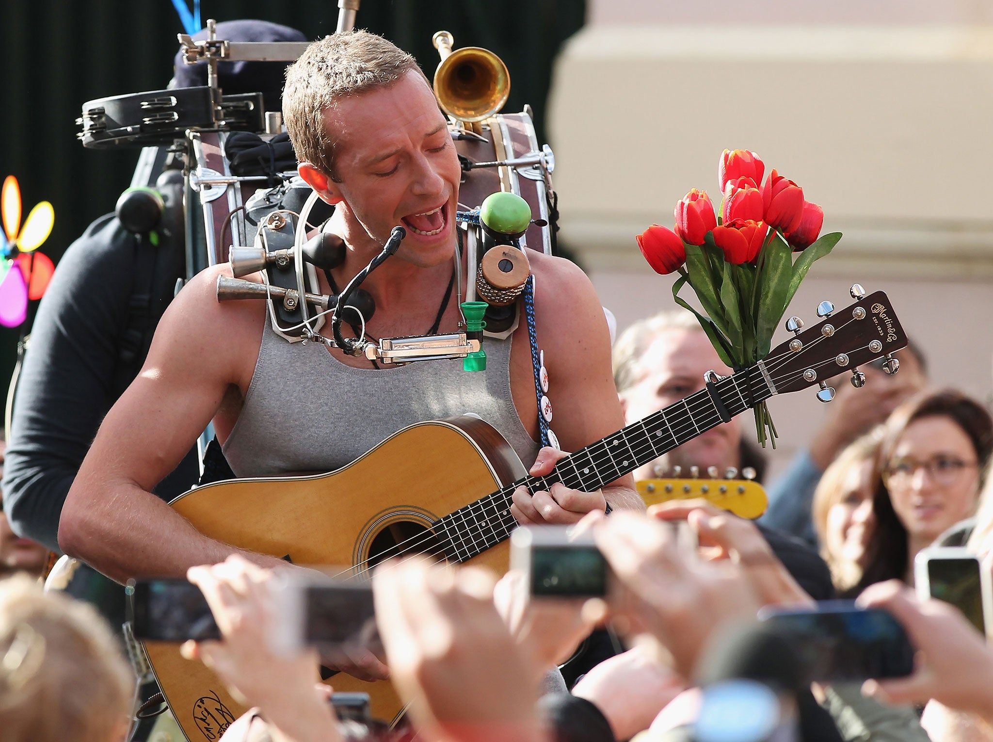 Chris Martin in Coldplay's new music video for 'A Sky Full of Stars'