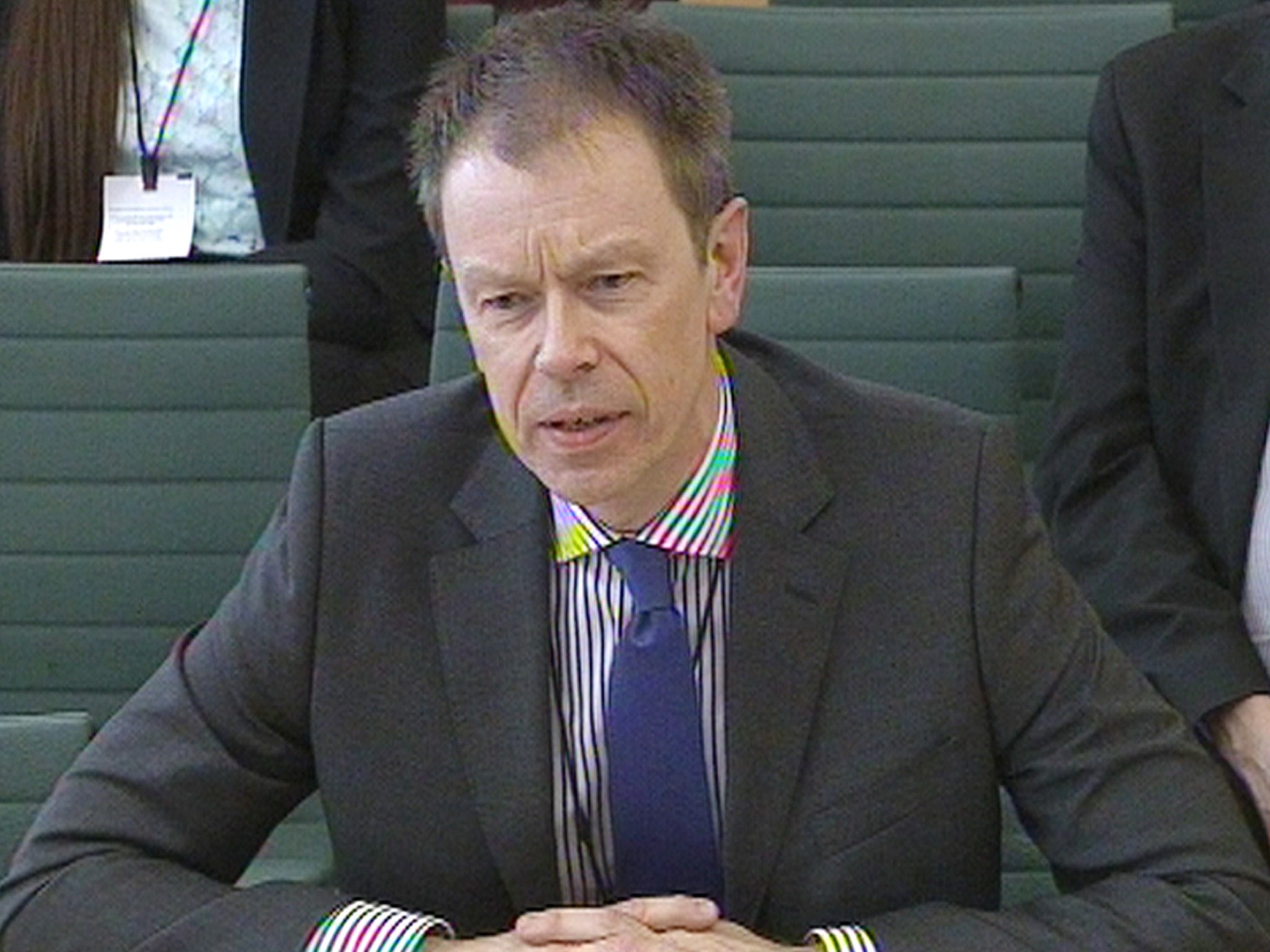 The head of the Passport Office, Paul Pugh gives evidence to Commons Home Affairs Committee