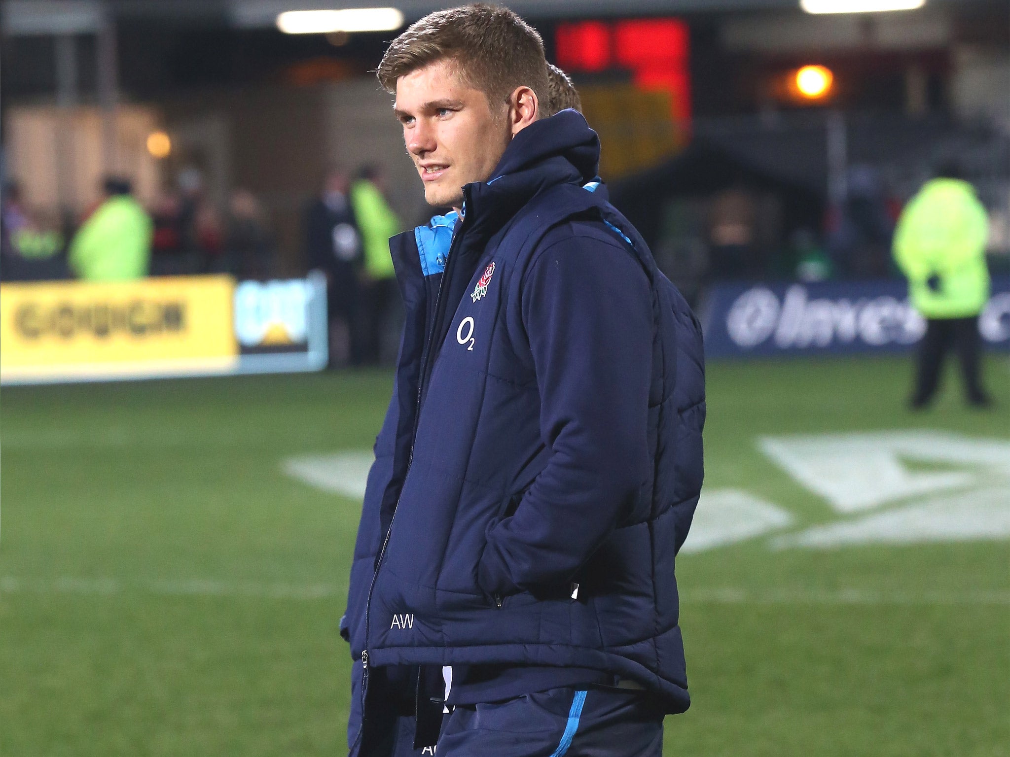Owen Farrell has failed to recover from a knee-ligament strain picked up in the second Test