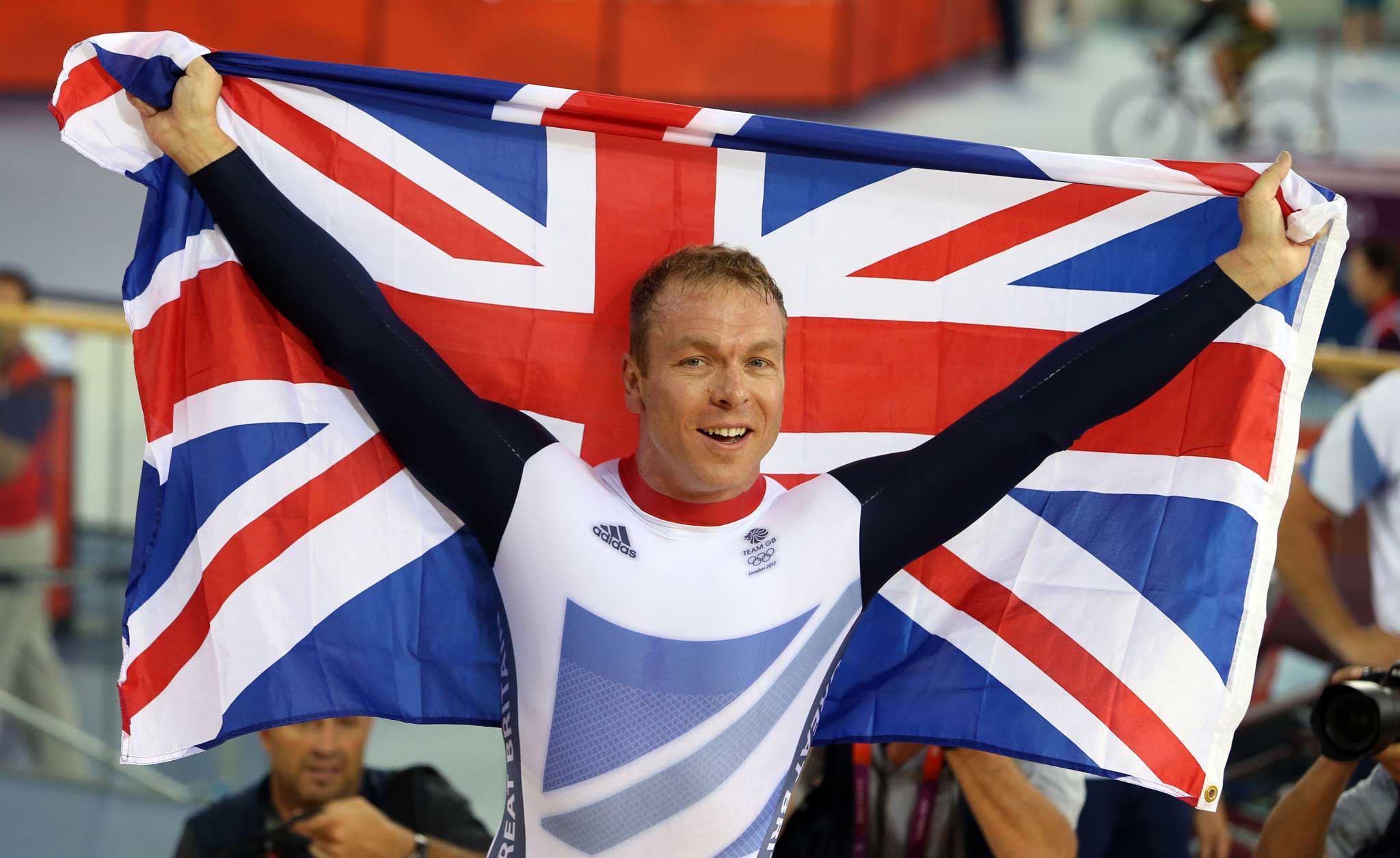 Sir Chris Hoy won six Olympic golds - in which four events?