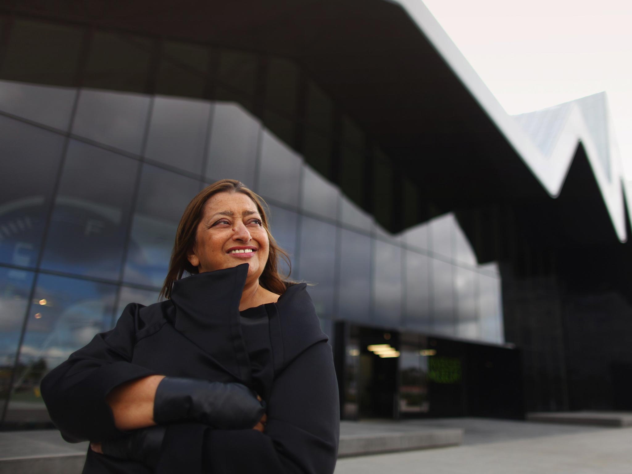 Zaha Hadid, the architect who passed away this week.