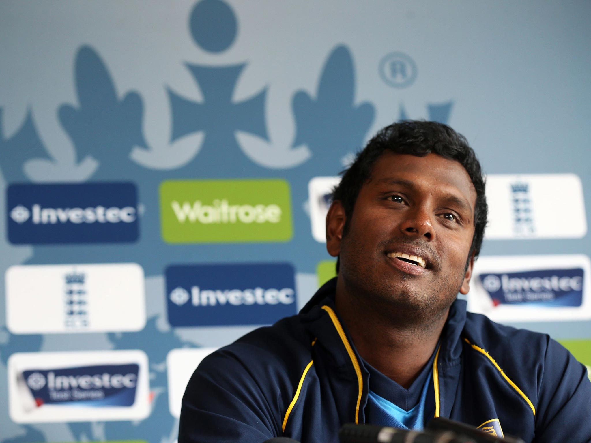 Sri Lanka's captain Angelo Mathews