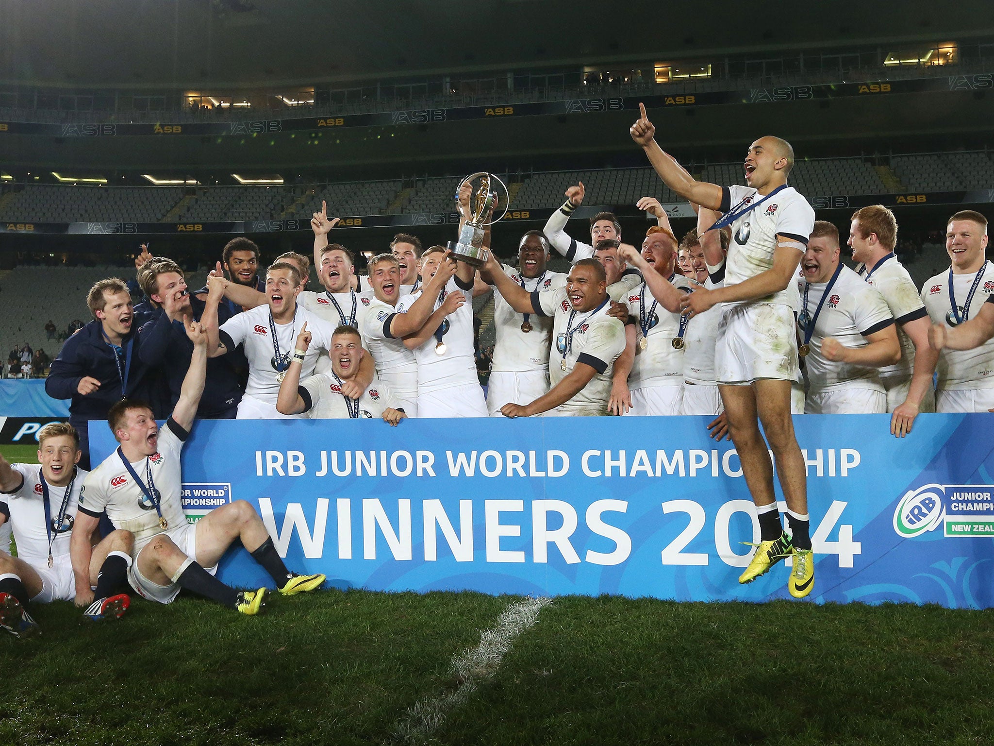 England Under-20's win the Junior World Championship