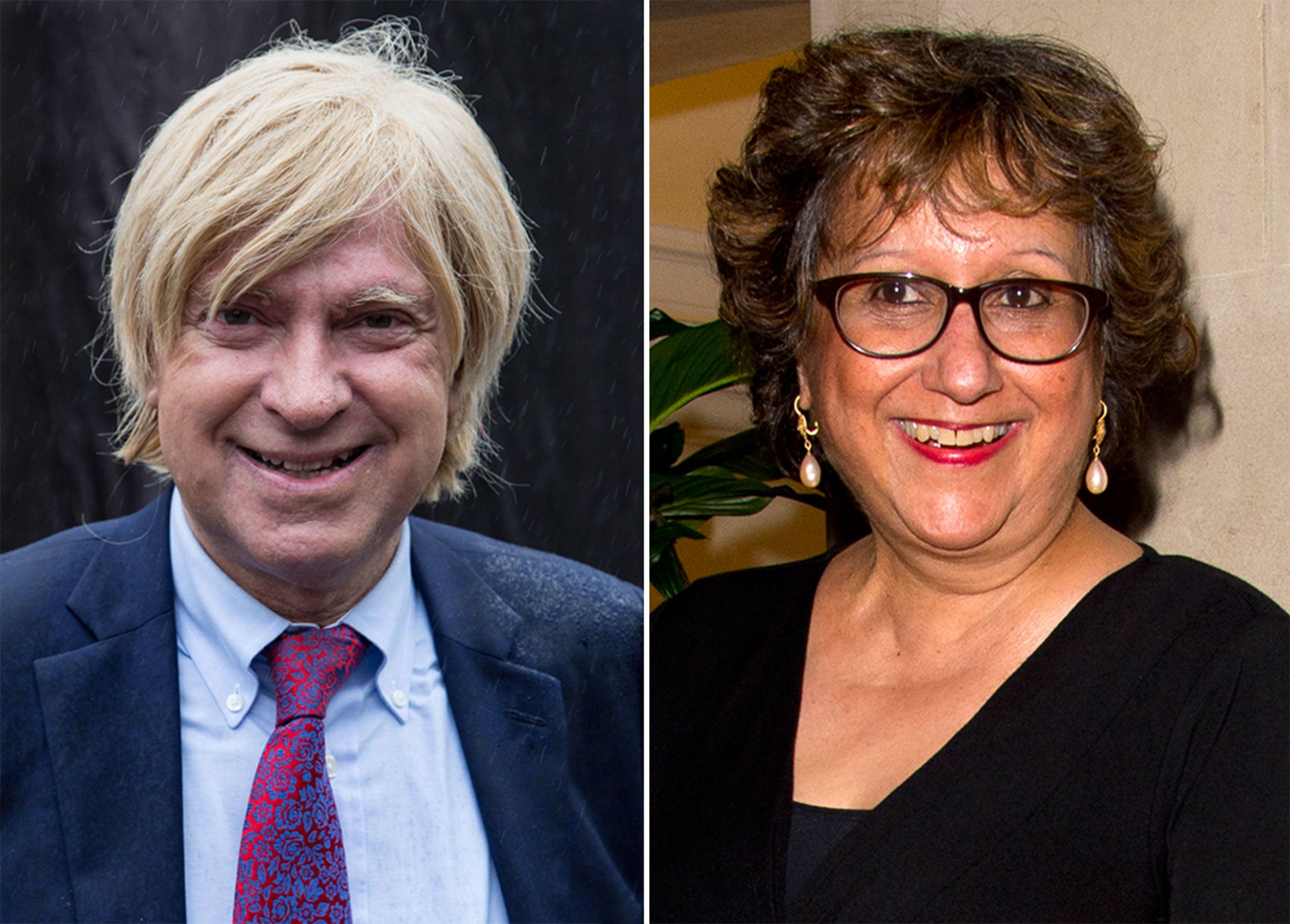Yasmin Alibhai-Brown has called on Michael Fabricant to resign after the Conservative MP tweeted that he would end up “punching her in the throat” if he were ever to appear on a discussion programme with her.