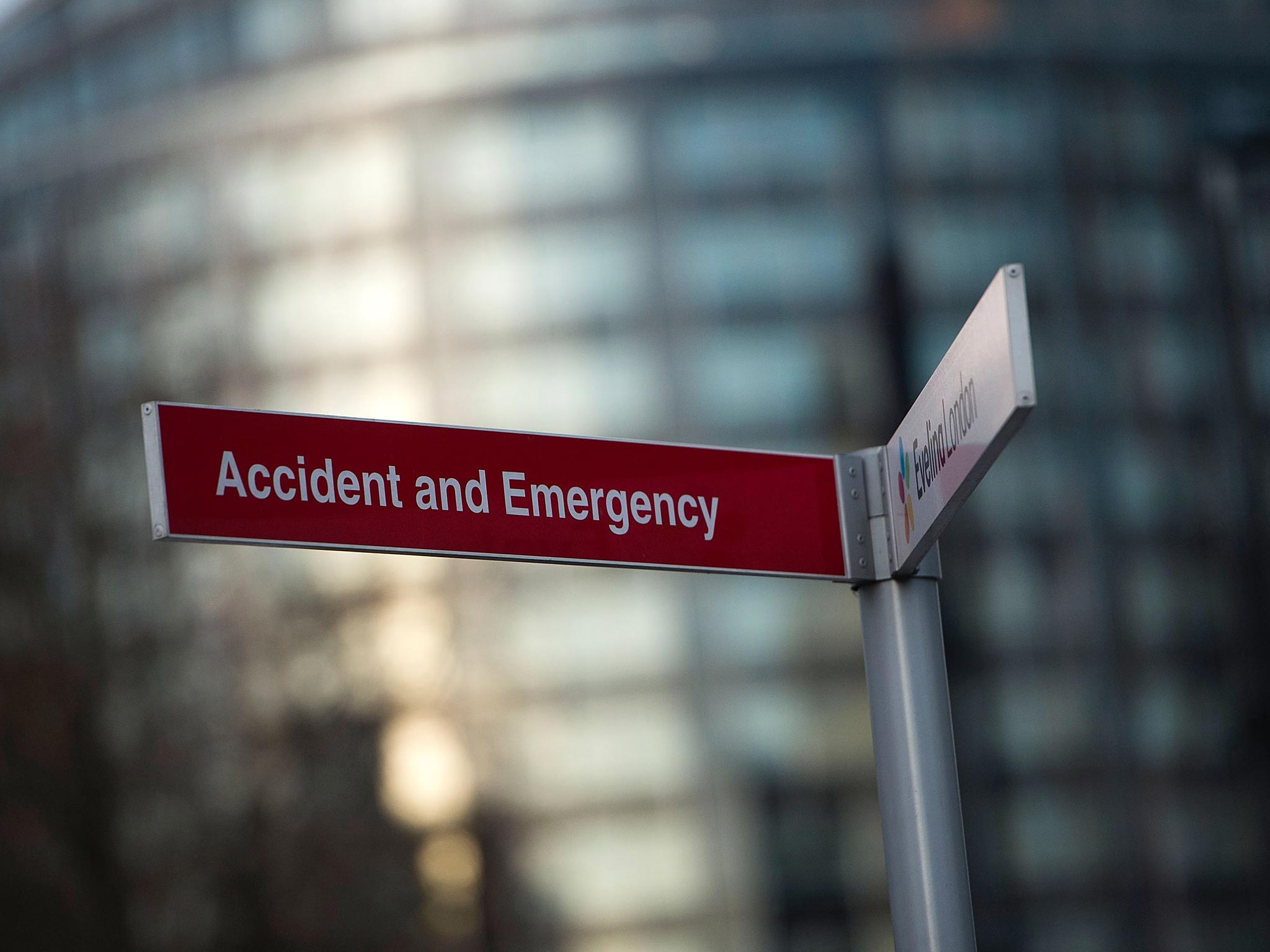Admissions to hospitals from major A&Es are nearly five per cent higher than at the same time last year