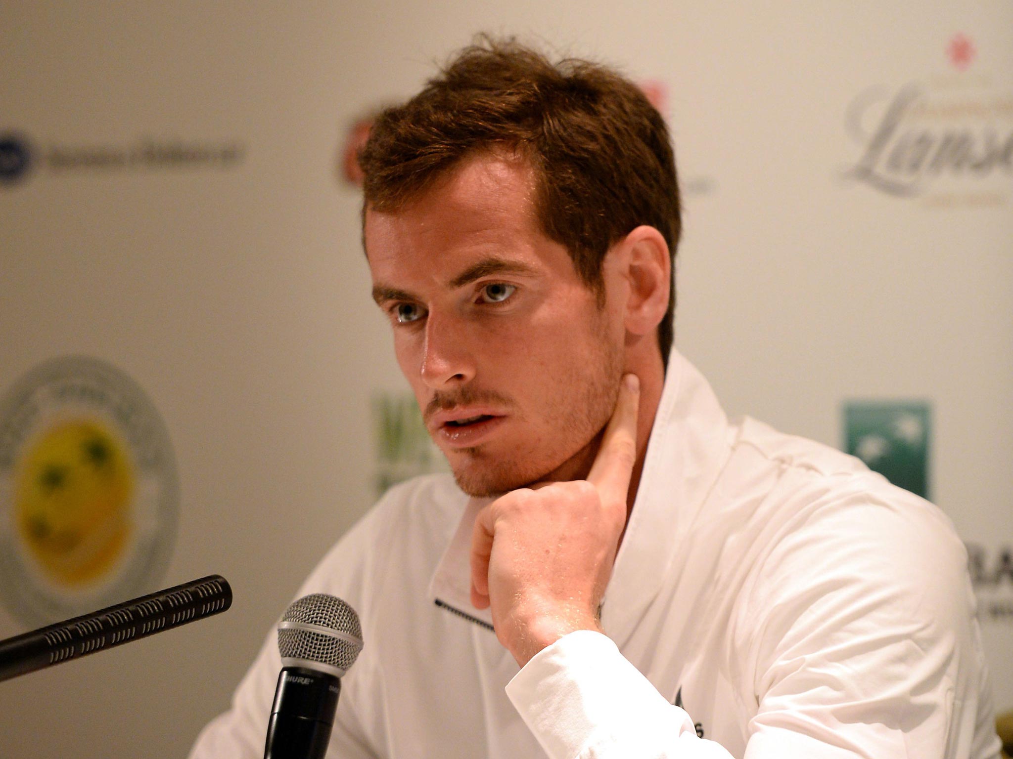 Champion Andy Murray says he is calm, focused and ready