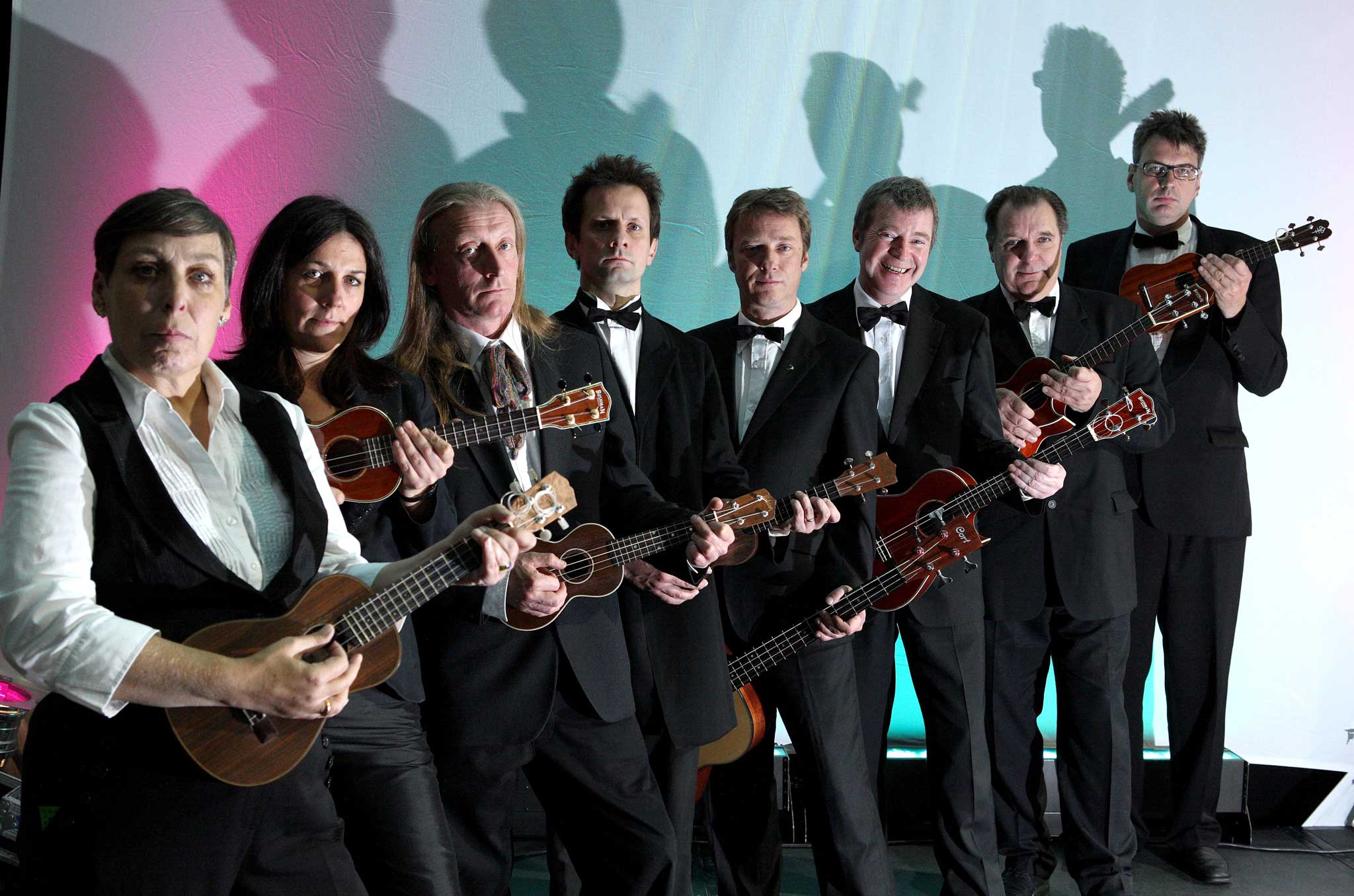 The Ukulele Orchestra of Great Britain formed in 1985 and has played concerts in Carnegie Hall and Sydney Opera House