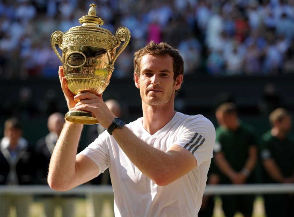 Murray with his trophy last year