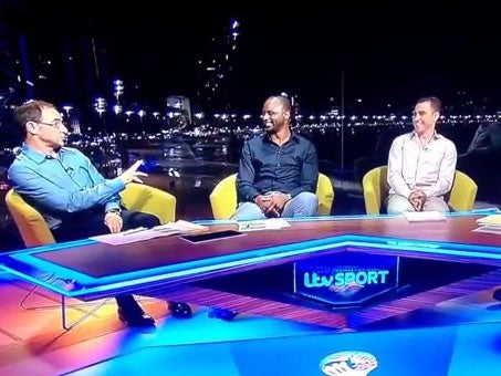 Martin O'Neill hit back at a jibe in the ITV studio, pointing out his two European Cup winners' medals