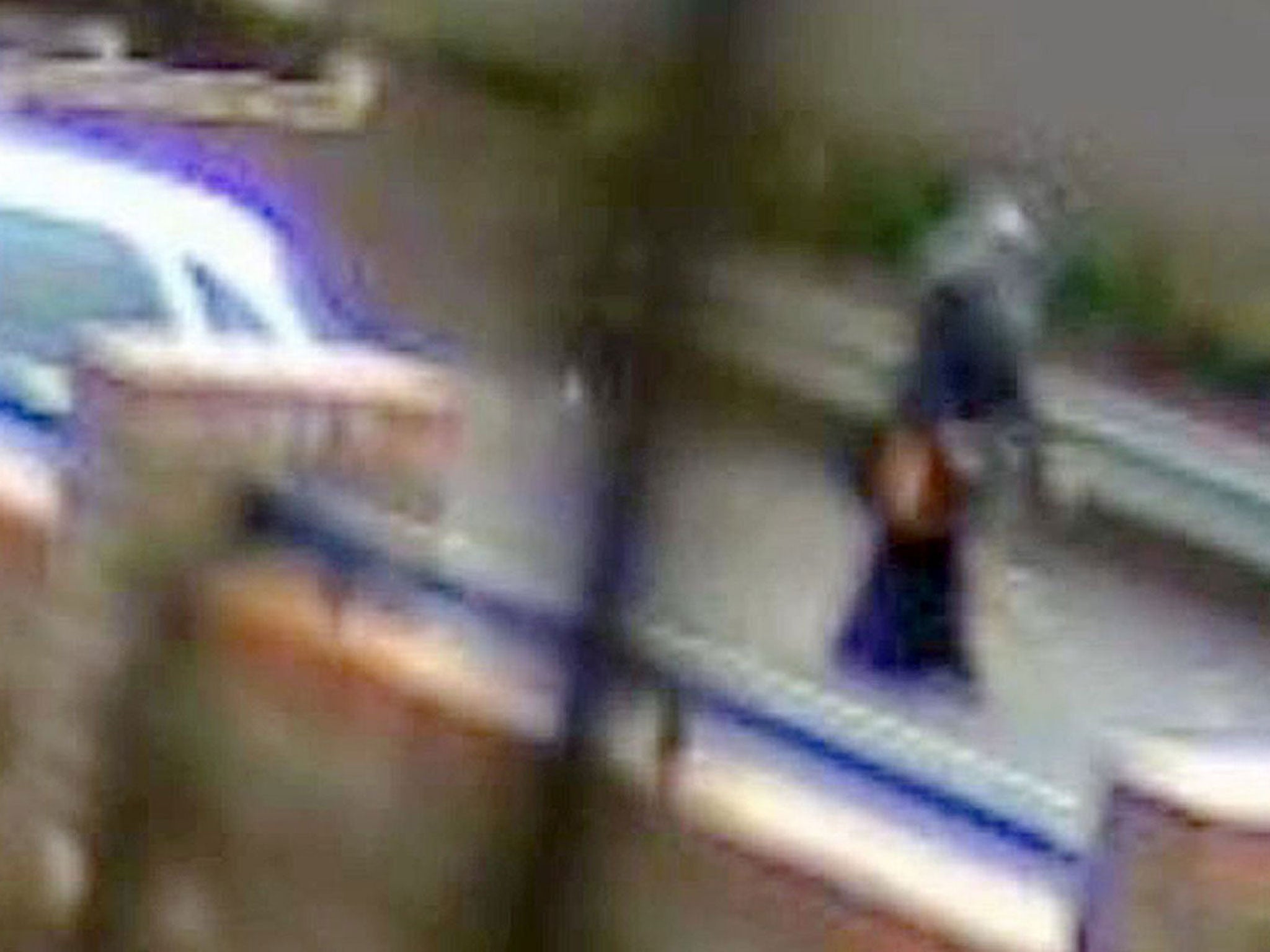CCTV footage showing Almanea before the attack