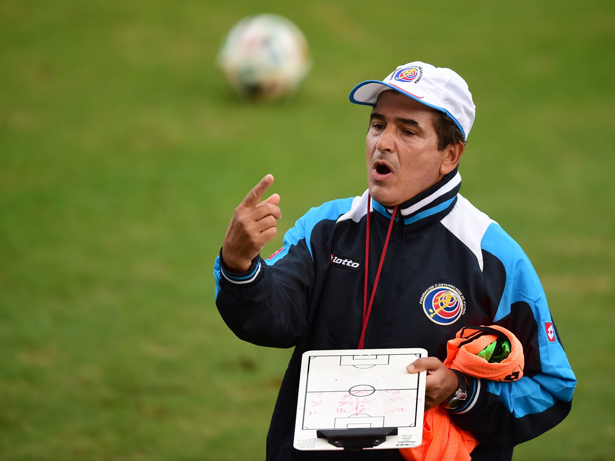 Costa Rica manager Jorge Luis Pinto