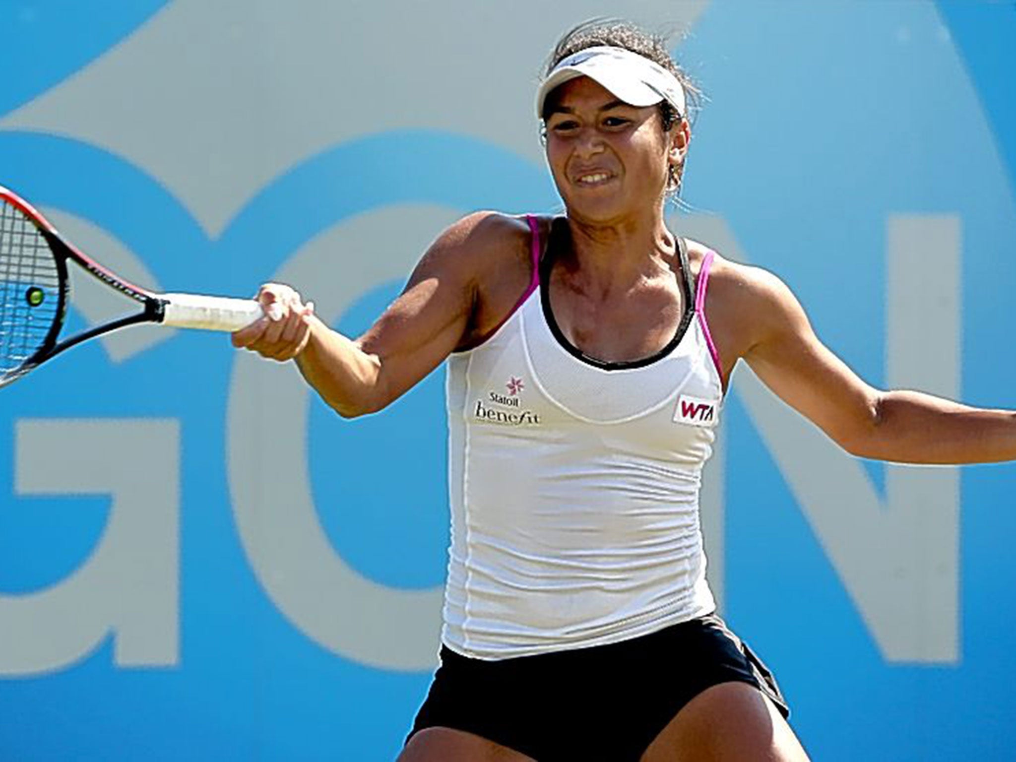 The British No 1 Heather Watson has discovered the perfect cure for her sleepless nights