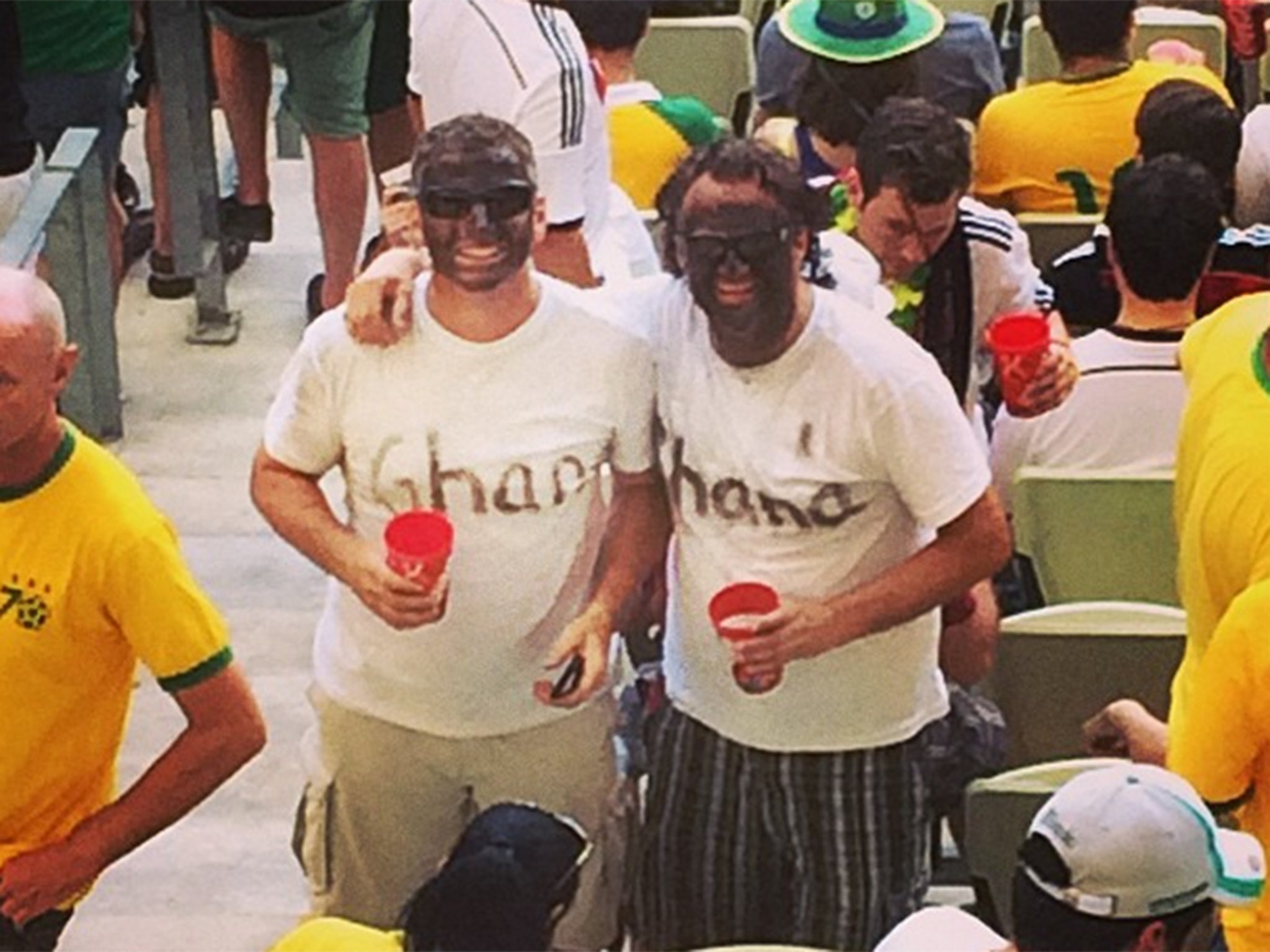 World Cup 2014: Fifa investigate image of fans wearing black face