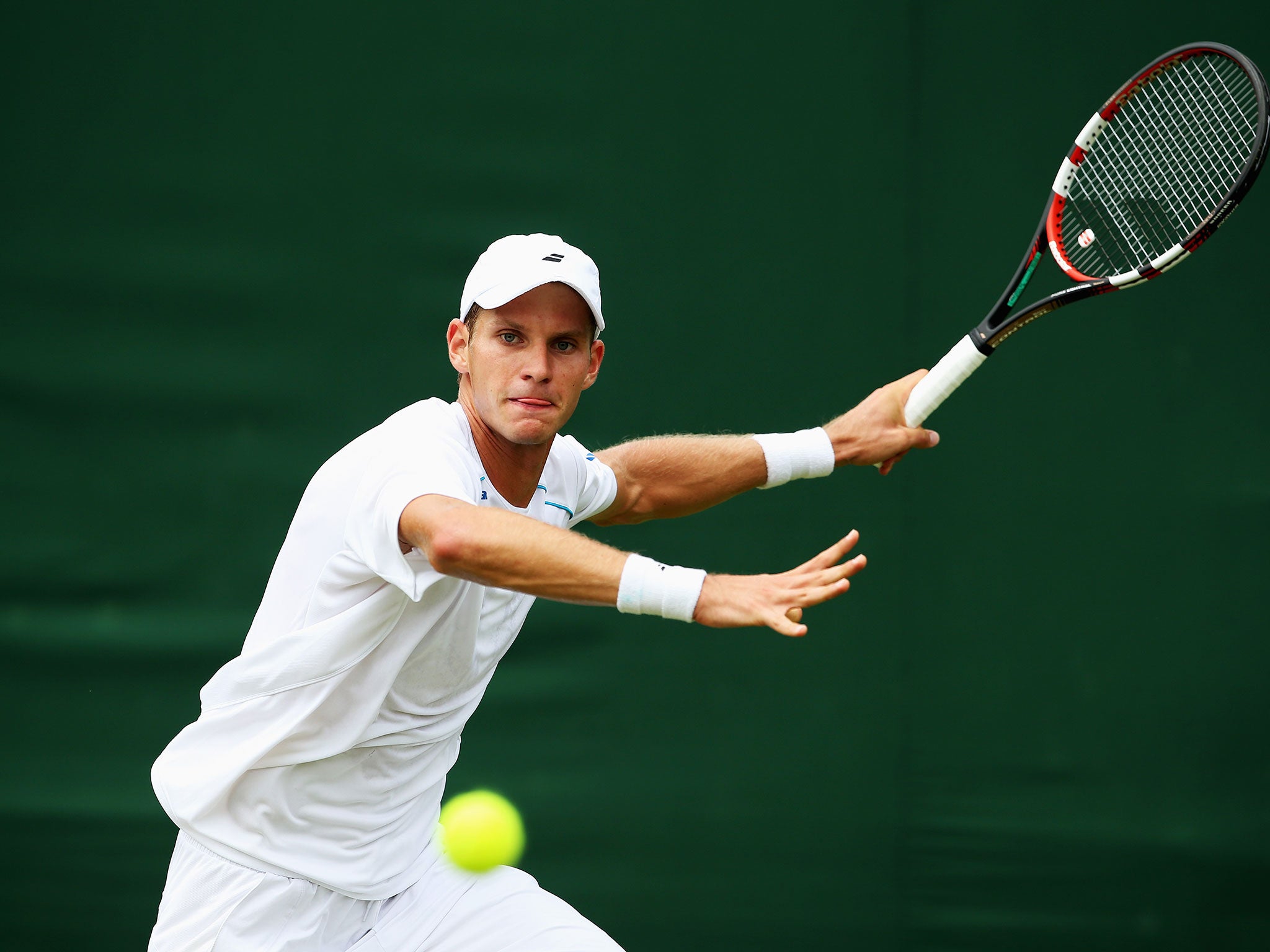 World No 92 Blaz Rola is hoping he doesn't 'poop his pants' against Andy Murray on Wednesday
