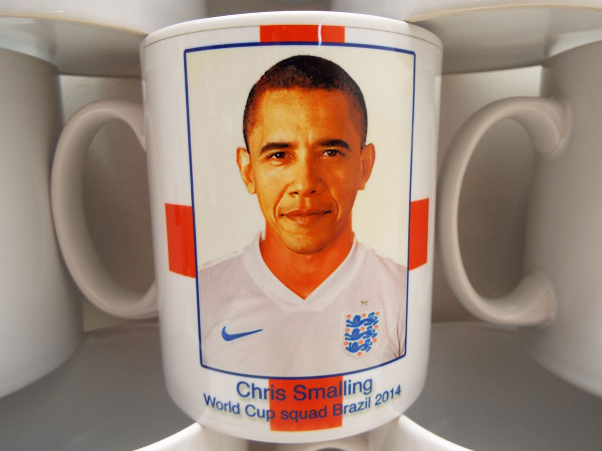 Barack Obama mistaken for England defender Chris Smalling