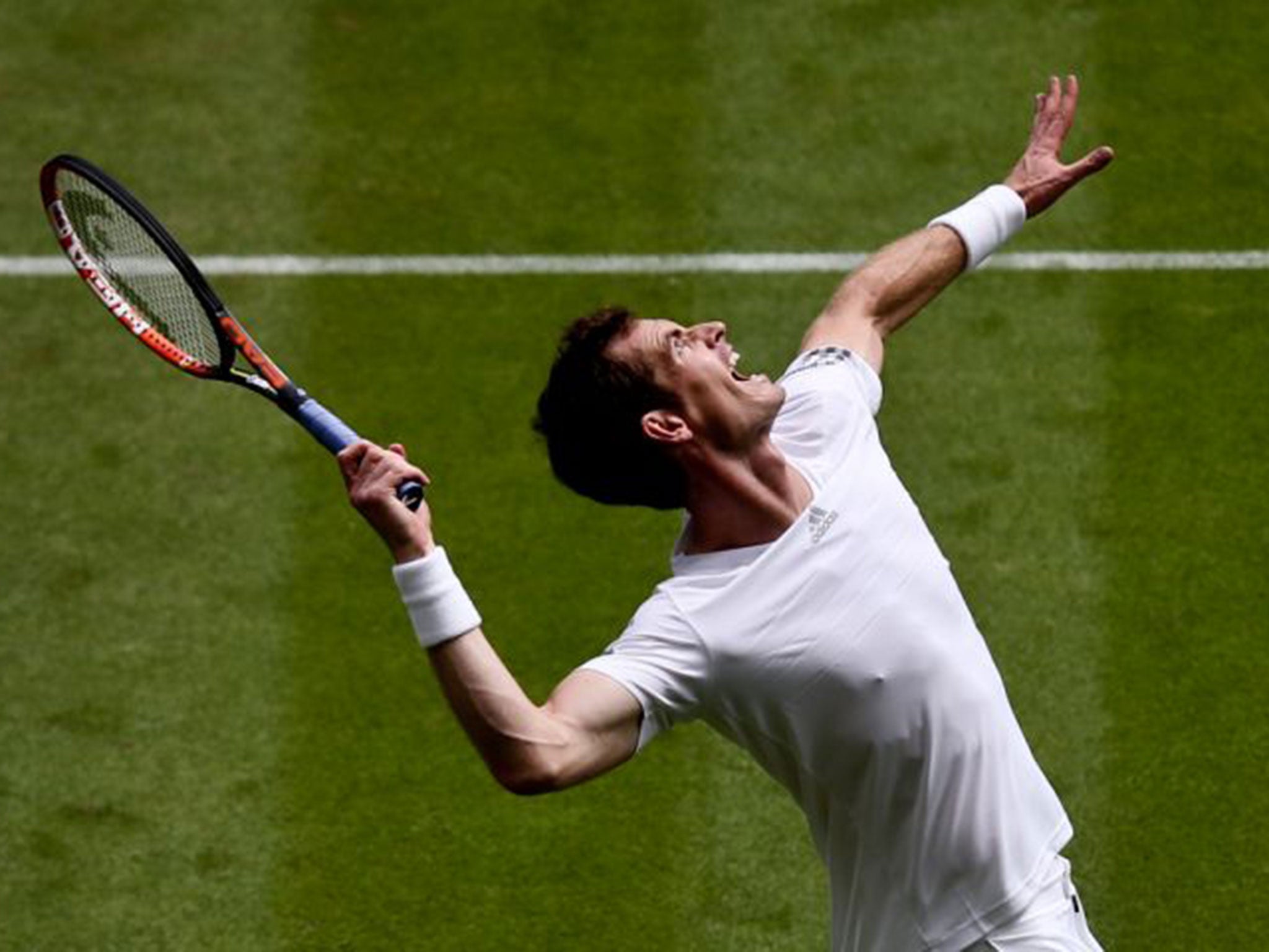 Andy Murray was convincing in wrapping up a 6-1 6-4 7-5 victory in two hours and two minutes over David Goffin