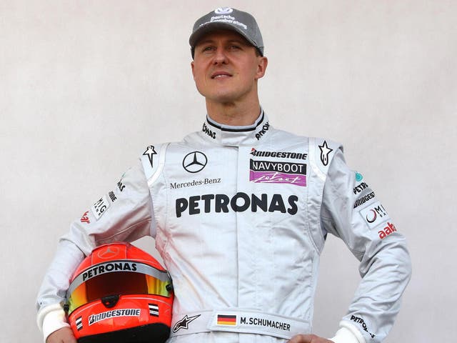 Michael Schumacher in 2010. The seven-times Formula One world champion has now emerged from his coma