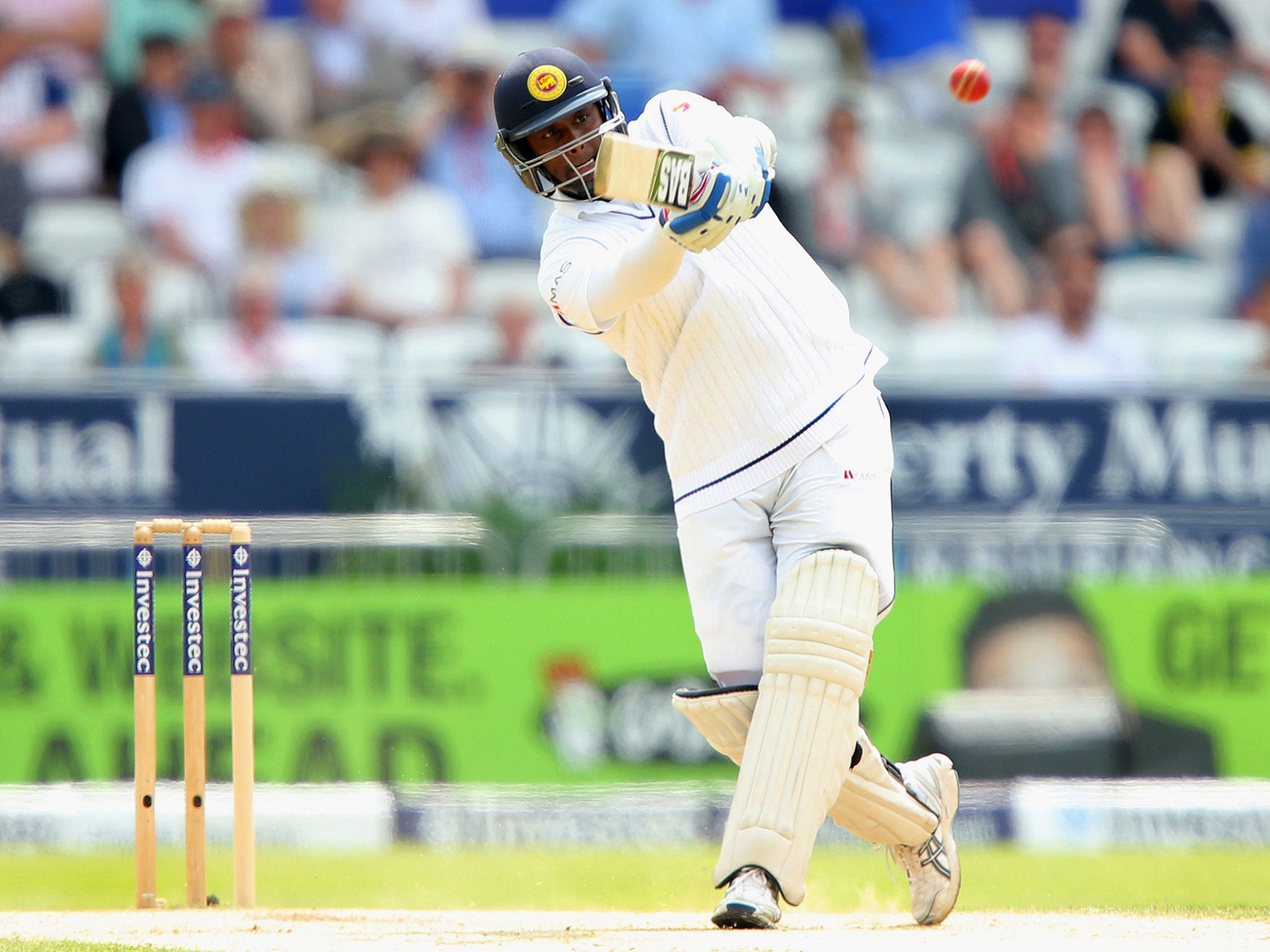 Sri Lankan captain Angelo Mathews made his highest Test score of 160