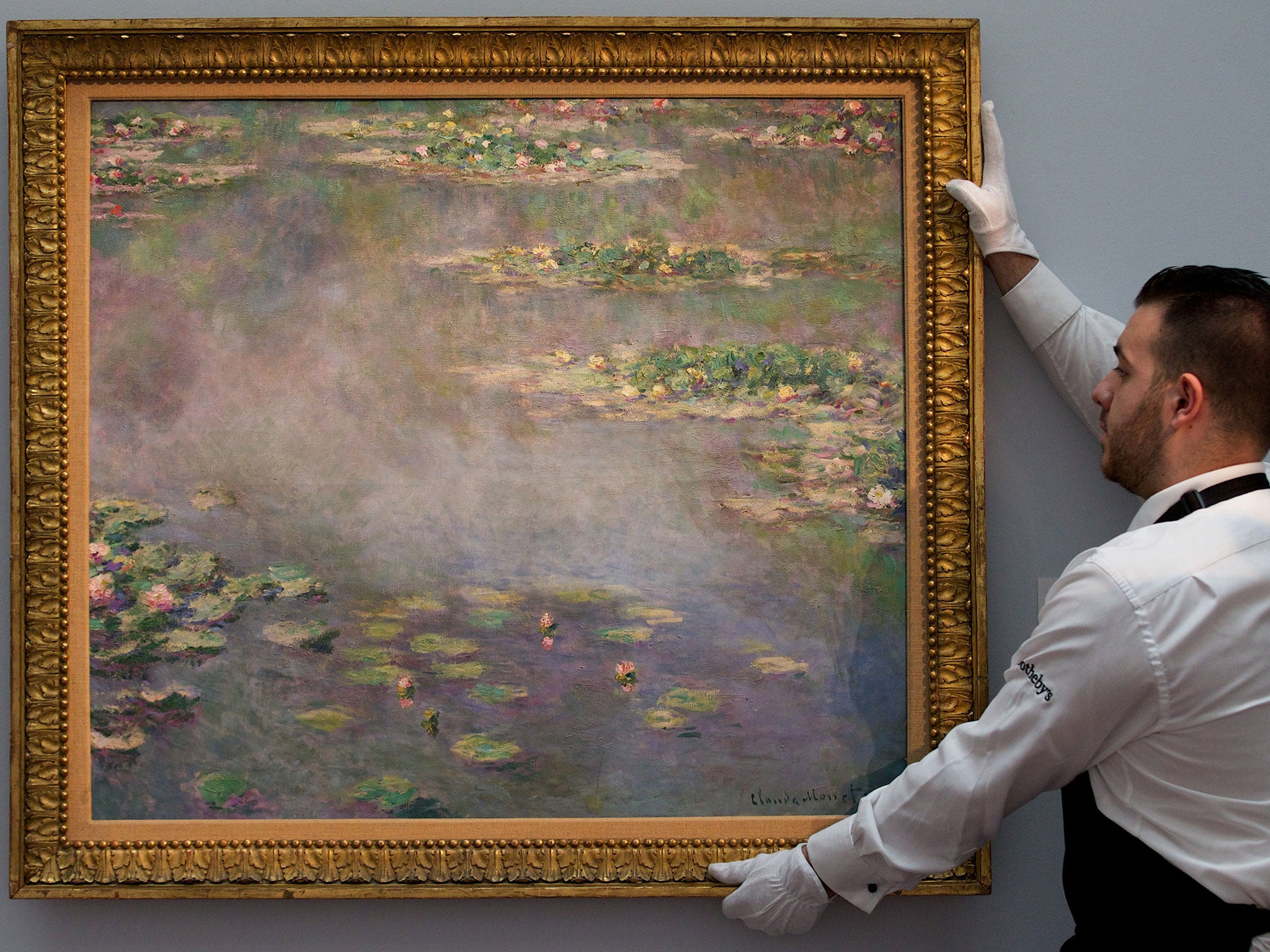 Claude Monet's 'Nympheas' sold for £32m at Sotheby's in London