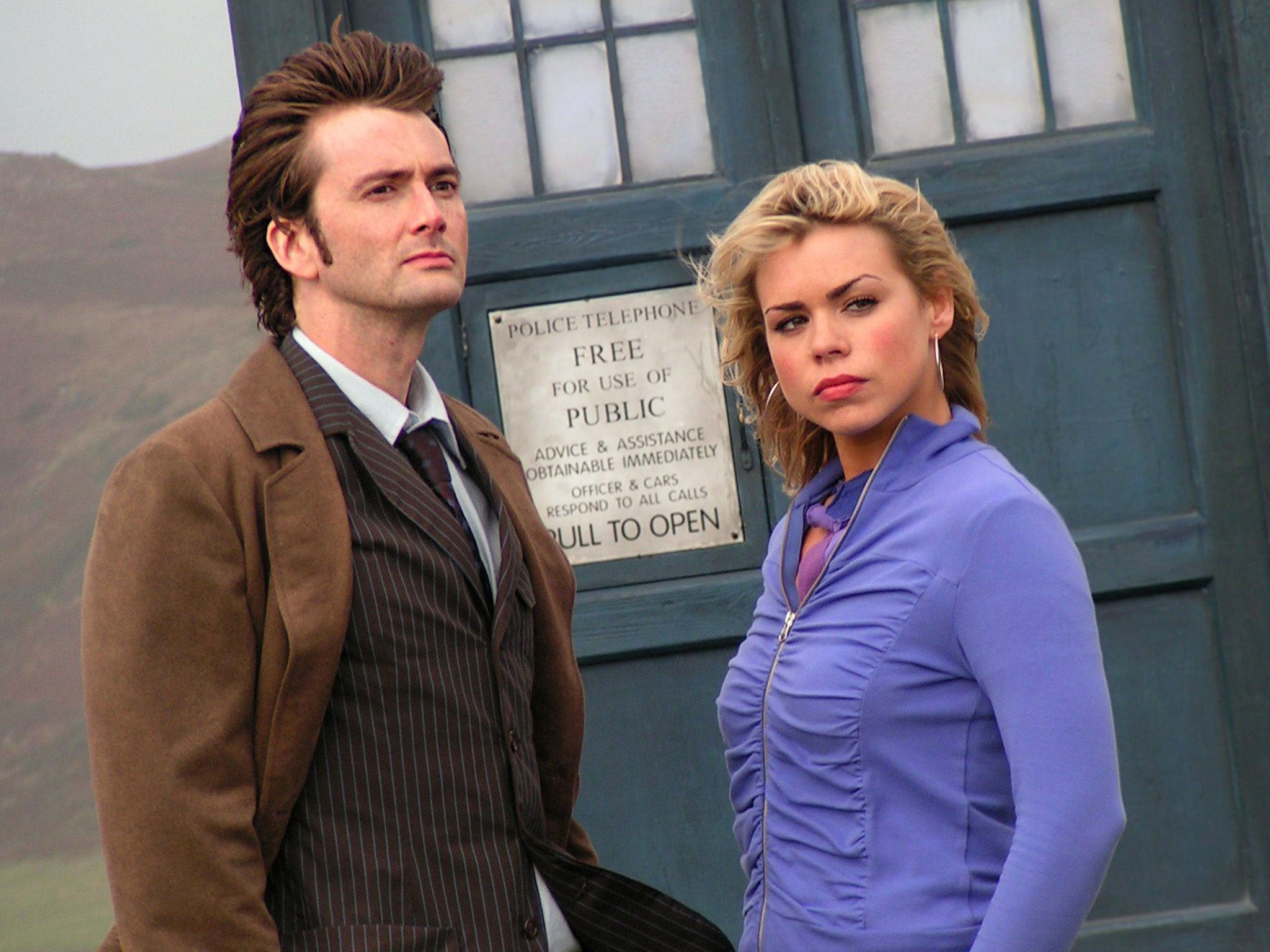 David Tennant and Billie Piper star in Doctor Who in 2005