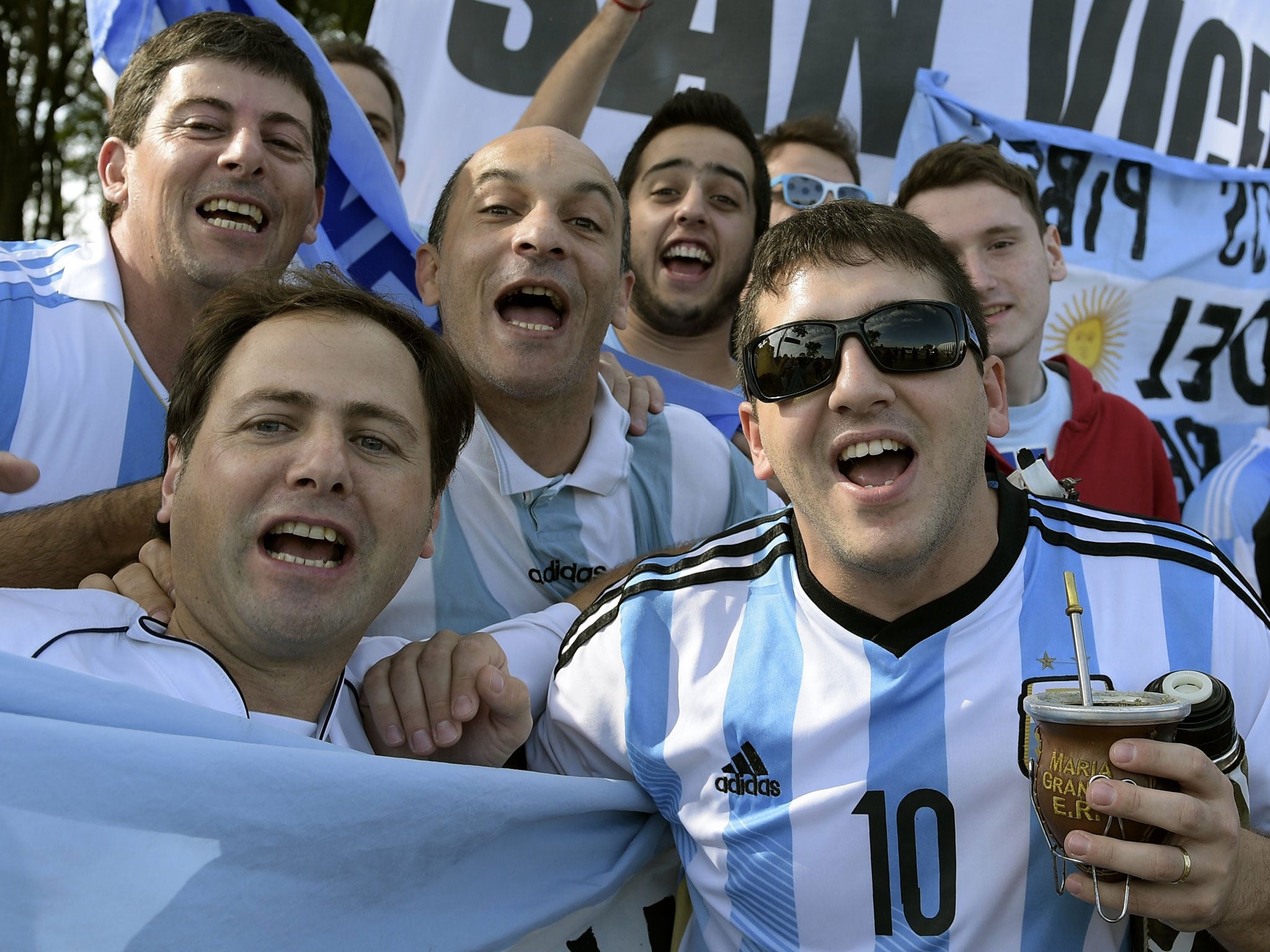 Argentina's supporters