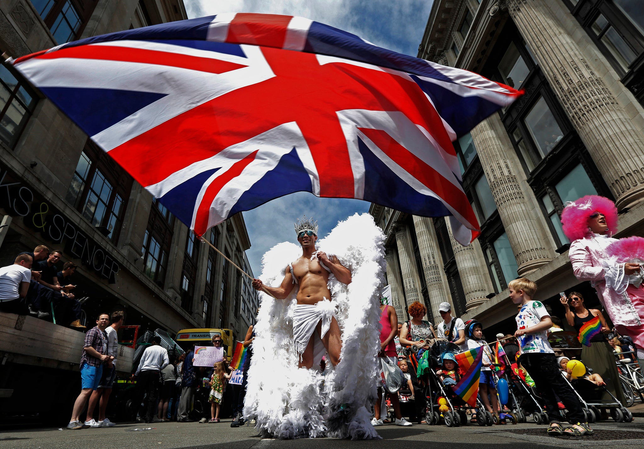 bbc picture gay pride hat