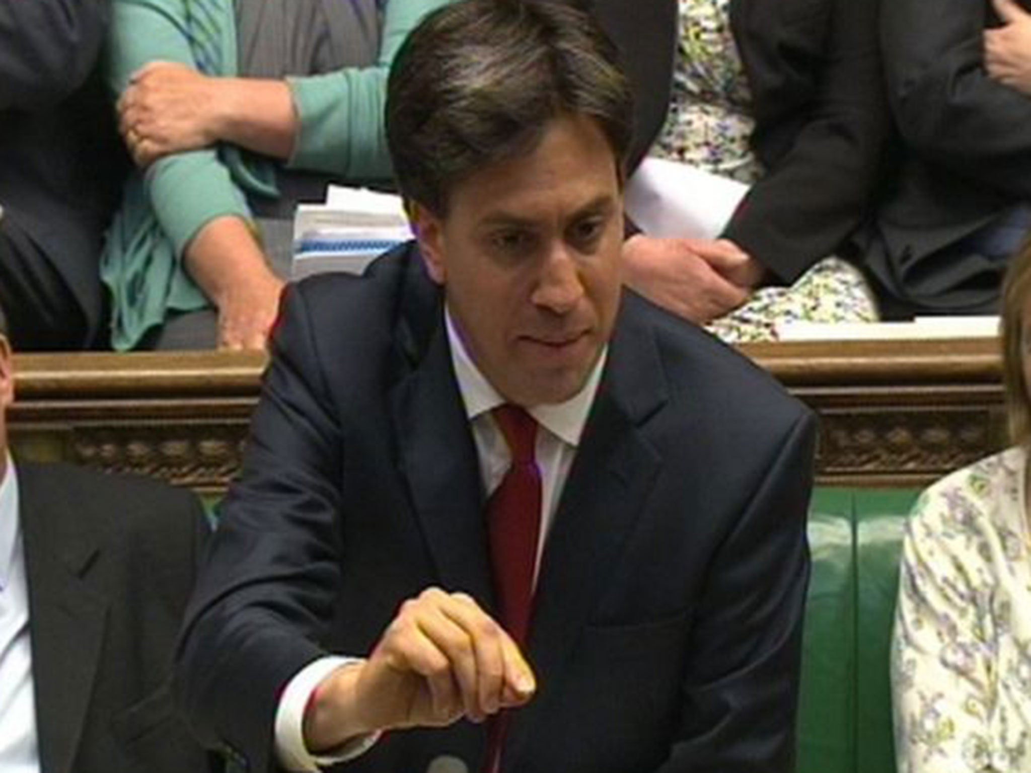 Mr Cameron dodged Mr Miliband's question in Parliament and accused him of going through “all the old questions that were answered by the Leveson Inquiry”