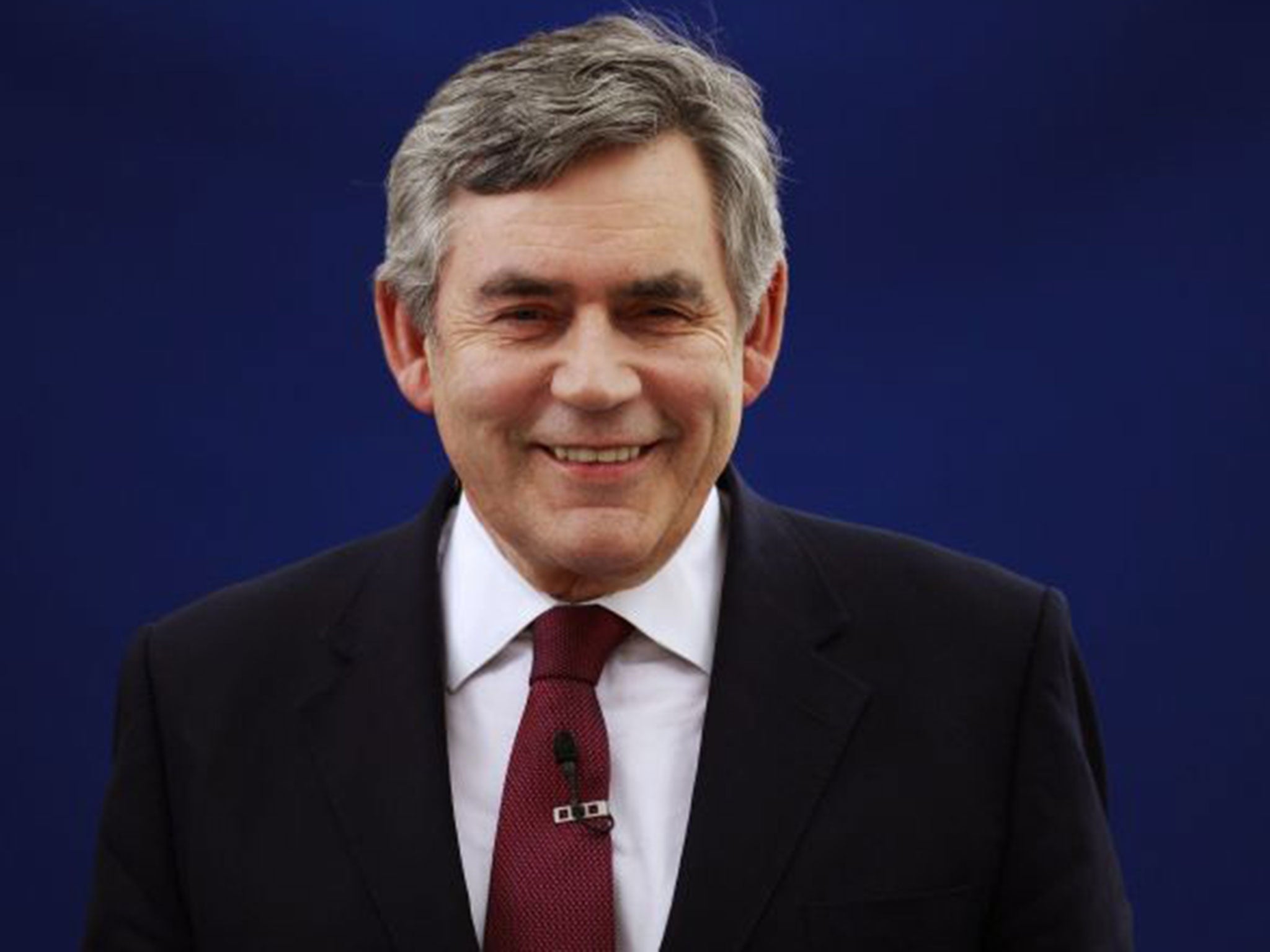 Gordon Brown: admission