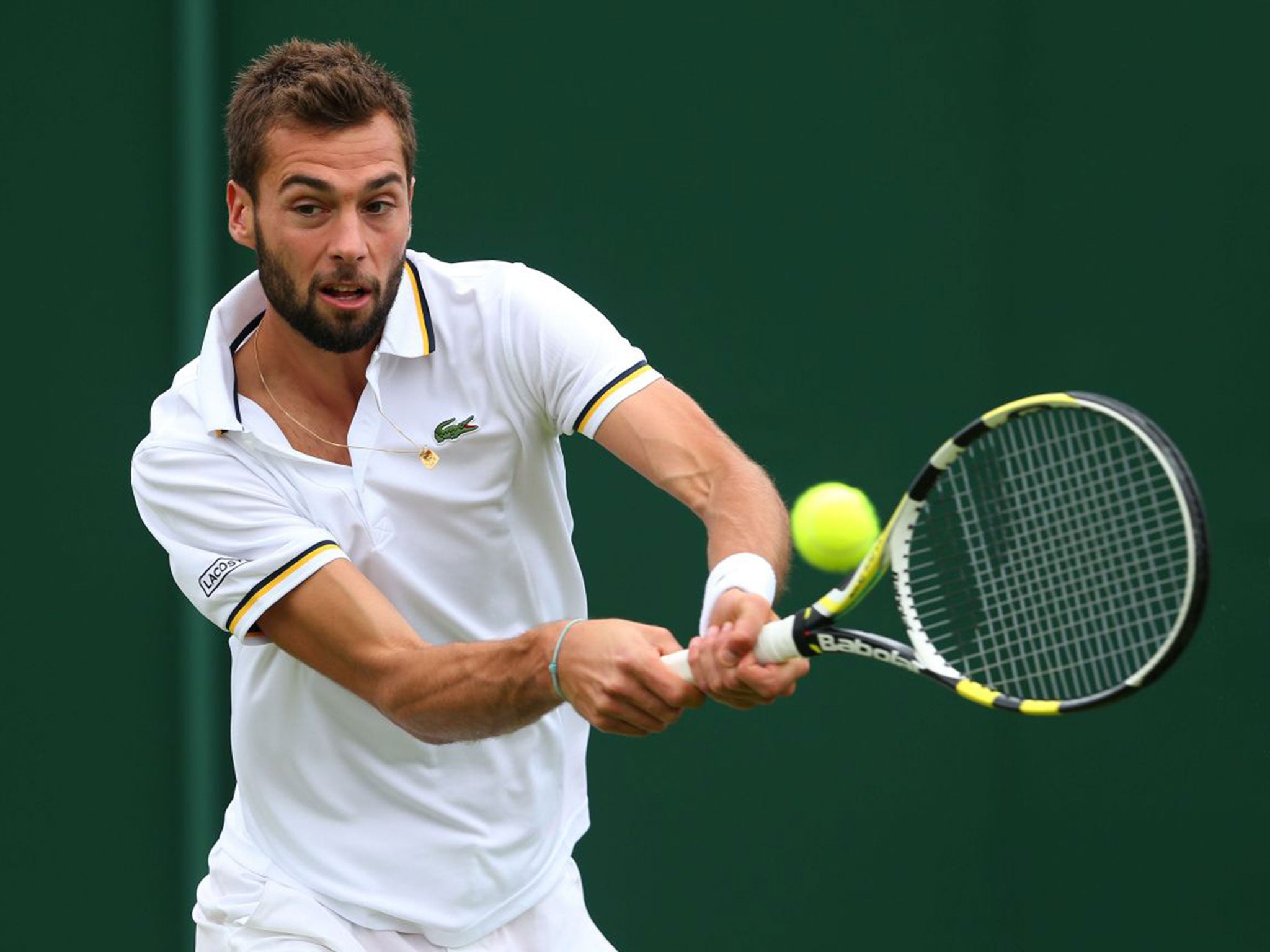 Benoît Paire was defeated by Lukas Rosol in the singles on Tuesday