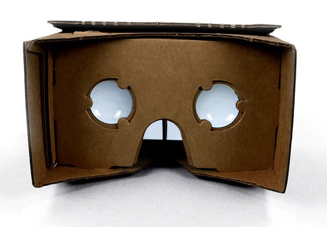 Google Cardboard allows users to experience virtual reality, cheaply