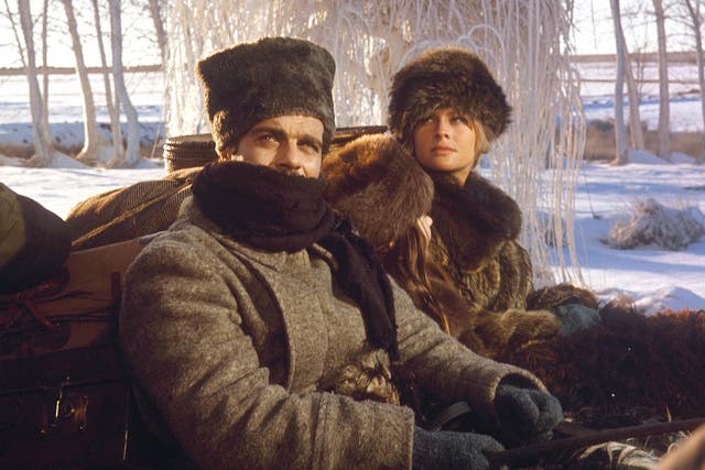 Fur fight: the film version of 'Dr Zhivago', starring Omar Sharif and Julie Christie, is the eighth highest grossing movie of all time