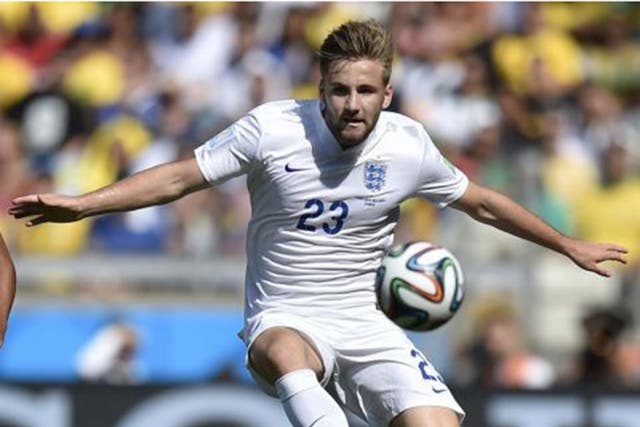 Luke Shaw found himself at Old Trafford the day after arriving back from England’s World Cup flop