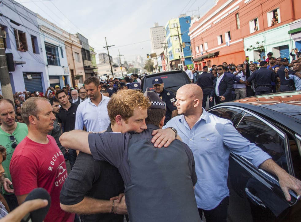 Prince Harry meets recovering addicts in Sao Paulo's 'crackland' | The