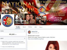 Britain First claims ‘fascist’ Facebook has closed down group page