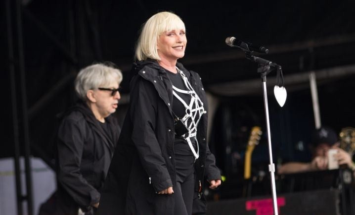 Blondie plays to the Glastonbury 2014 audience