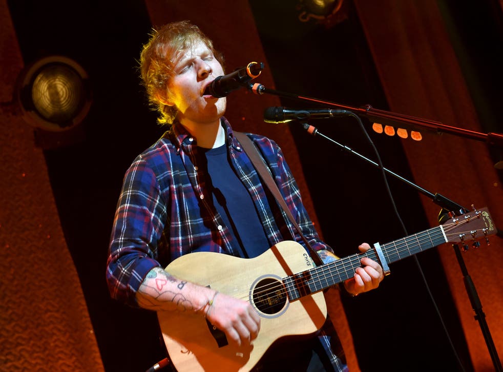 British singer-songwriter Ed Sheeran