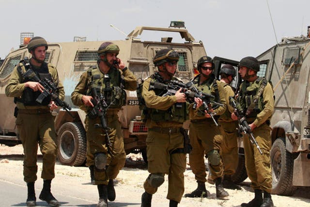 Israeli security forces have been deployed to hunt down the two men suspected of kidnapping the three youths