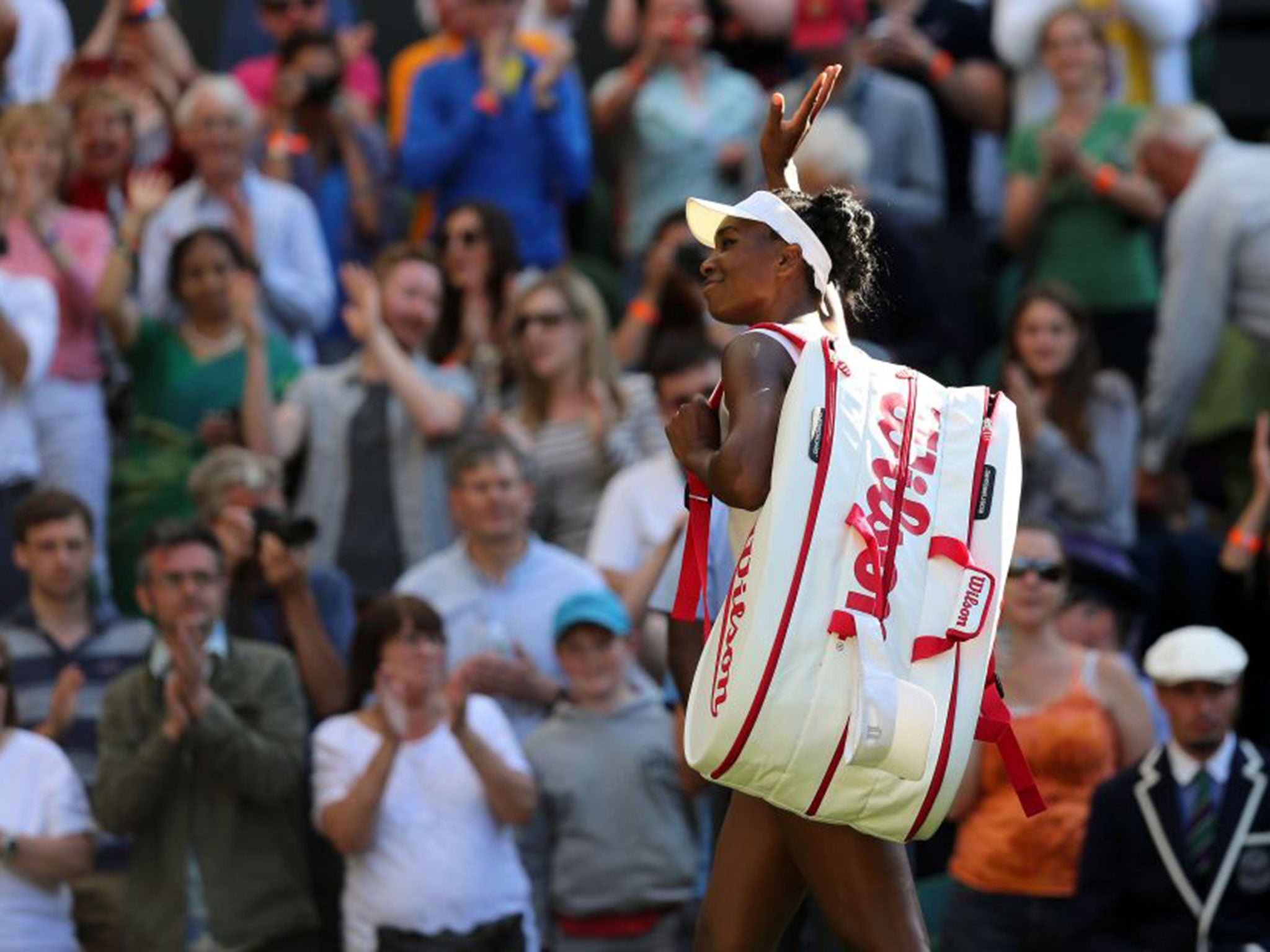 There was a tinge of extra emotion on Centre Court as Venus Williams bowed out for what might be the last time