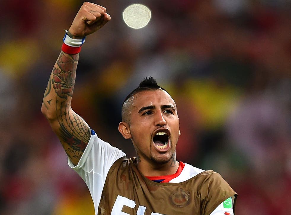 Arturo Vidal has starred for Chile at the World Cup