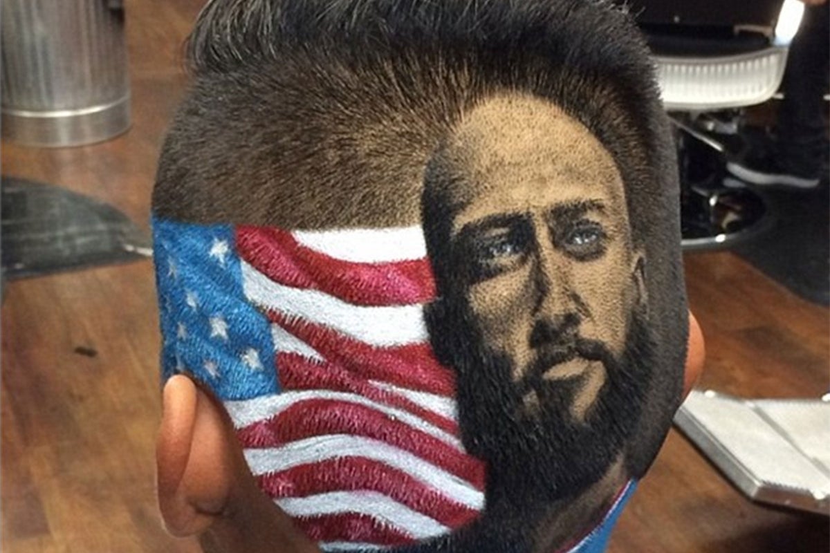World Cup 2014: Young USA fan gets Tim Howard's face cut into his hair ...