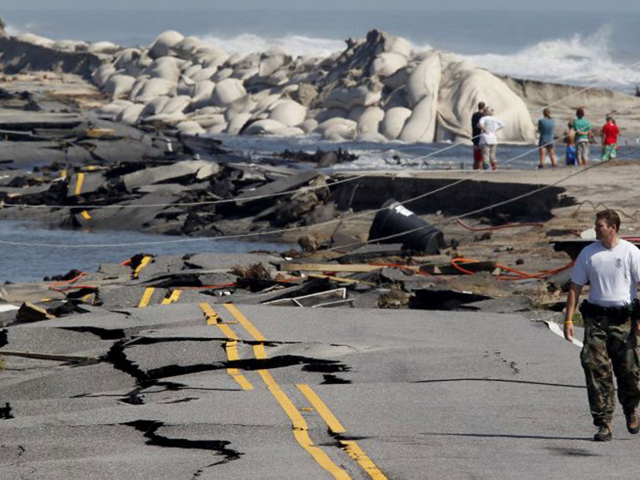 Road to nowhere: North Carolina’s Highway 12 after Hurricane Irene struck in 2011