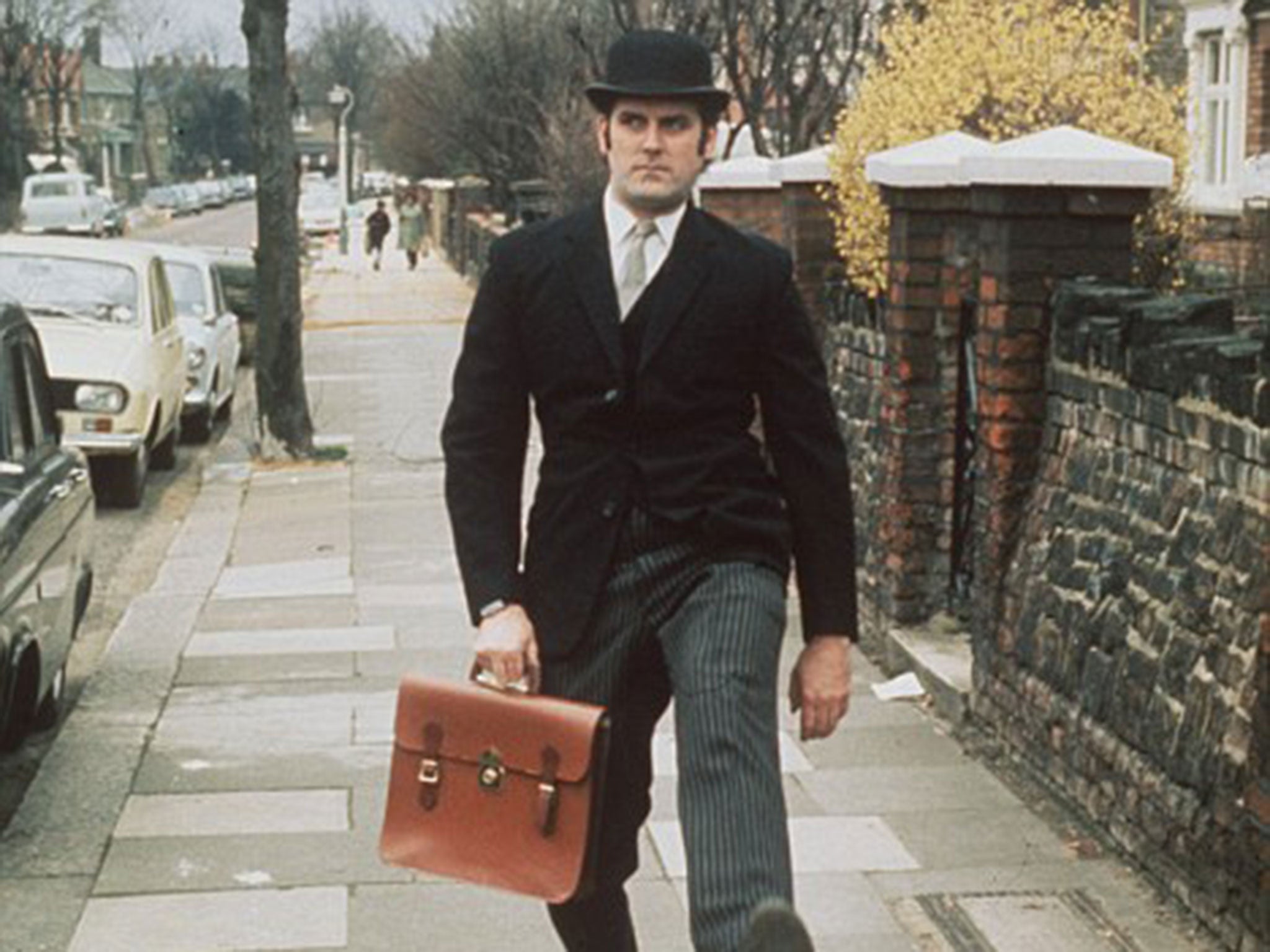 John Cleese in the classic ‘Ministry of Silly Walks’ Python sketch