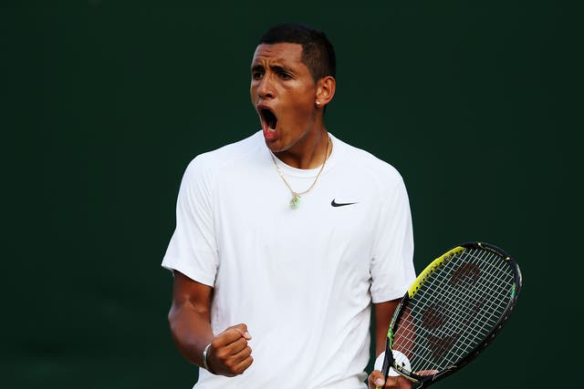 Kyrgios defied his world ranking of 144 to earn a fourth-round match against Rafael Nadal